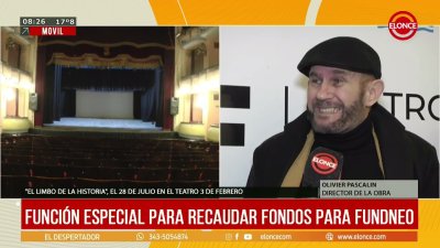 Habr&aacute; una funci&oacute;n solidaria a beneficio de FUNDNEO en el Teatro 3 de Febrero